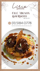 Lírio Gastronomia - Filé Mignon